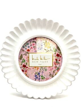 Nicole Miller Round Picture Frame Easel Back or Wall Hanging F441000